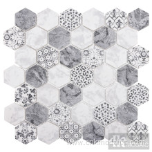 Eco Friendly Hexagon Abstract Pattern Mosaic